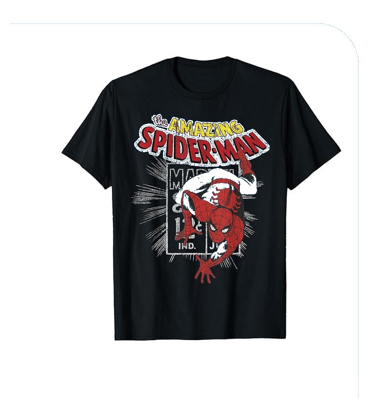 Marvel The Amazing Spider-Man Vintage Comic Poster T-Shirt