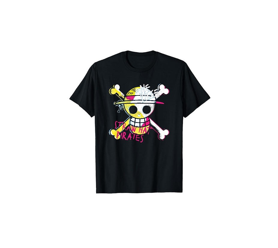 One Piece Straw Hat Pirates Officially Licensed T-Shirt